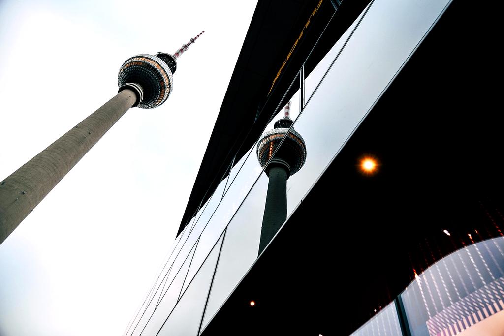 Cityscape shot from abandoned skyscraper